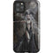 Gothic Princess with Silver Dragon by Nene Thomas iPhone Cases